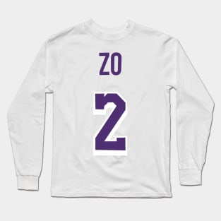 Lonzo Ball 'ZO' Nickname Jersey - Los Angeles Lakers Long Sleeve T-Shirt